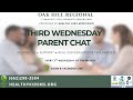 Third Wednesday Parent Resource Chat