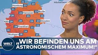 SONNEN-HAMMER FÜR DEUTSCHLAND: 'Wir befinden uns damit am astronomischen Maximum!' | WETTER
