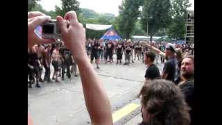 Emergency Gate - Nothing to Lose + wall of death &amp; circle pit (live @ Masters of Rock 2013)