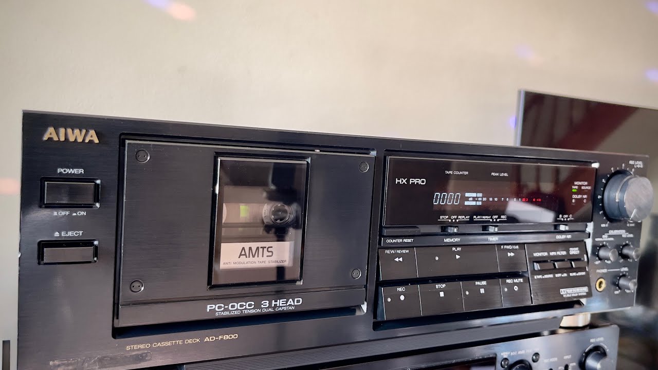 AIWA Aiwa - AD-F80 AD-F800 0 Cassette cassette Deck *NHC08888 