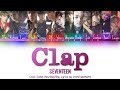 Seventeen   clap  color coded hanromeng lyrics