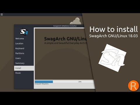How to install SwagArch GNU/Linux 18.03