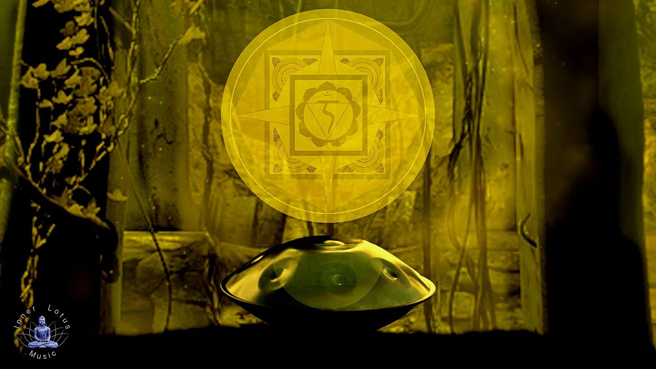 Solar Plexus Chakra Healing Sonic Immersion   Soft Handpan   Singing Bowl   320Hz Meditation Music