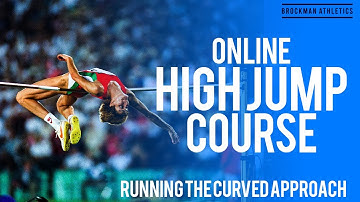 Online High Jump Course: Running the Curved Approach