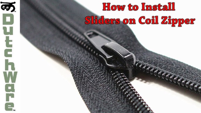 Build-a-Zipper™ YKK® 9mm Plastic Coil Zipper with NO End Stops