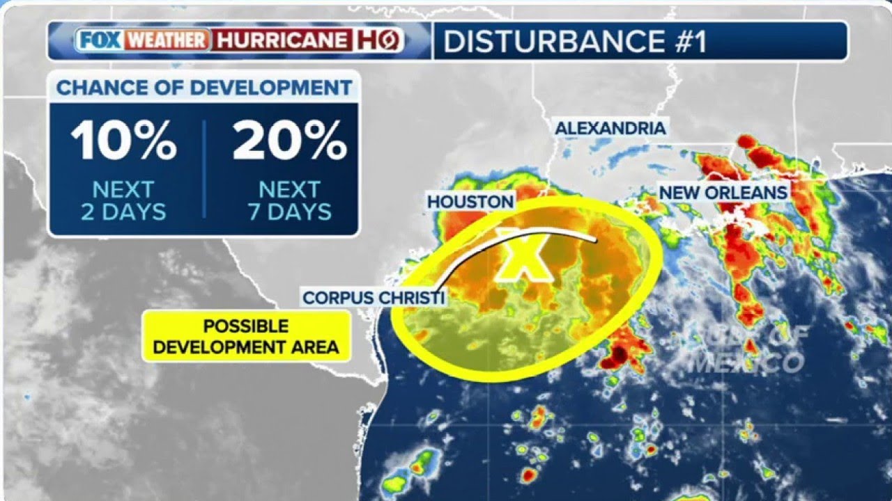 Gulf of Mexico Tropical Disturbance Being Monitored For Possible ...