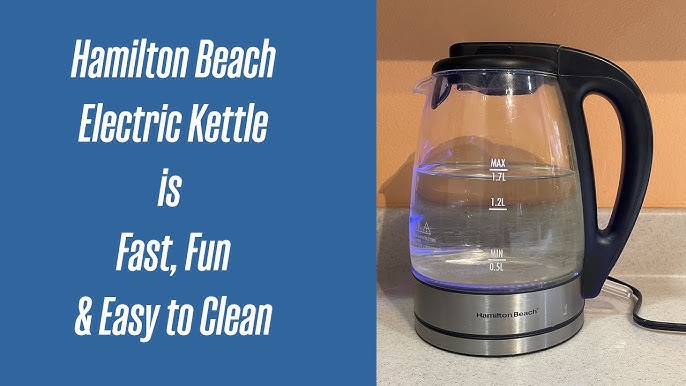 Hamilton Beach's Programmable 1.7 Liter Electric Kettle