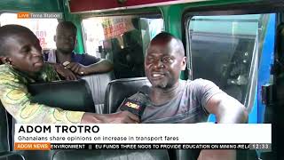 Ghanaians share opinions on the increase in transport fares - Premtobre Kasee(16-05-24 )