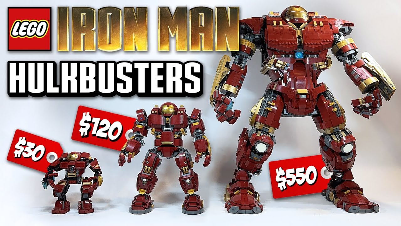 Lego Iron Man Hulkbusters Comparison - Youtube