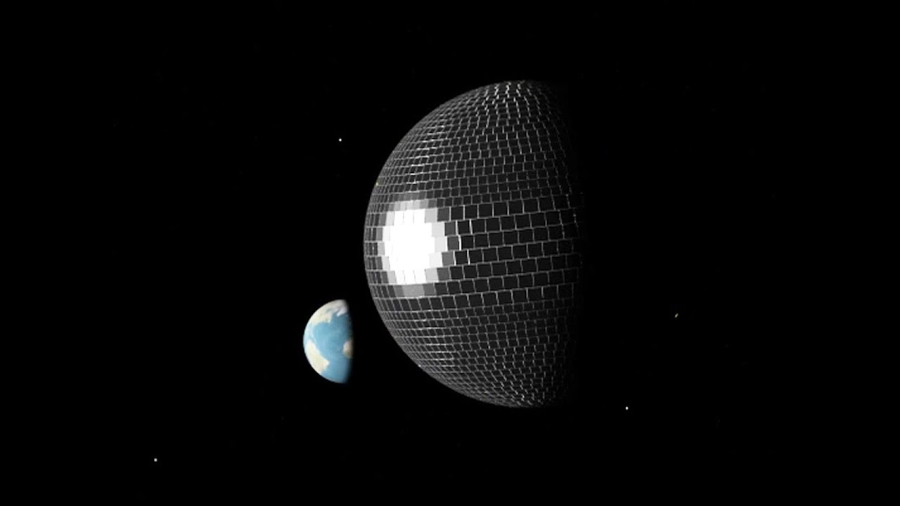 A disco ball-like satellite is orbiting Earth. Here's why.