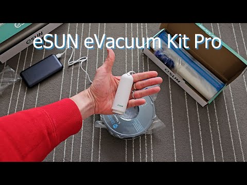 3Dプリンター用フィラメント・eVacuum Kit Pro 2 eSUN eVacuum Kit Pro USB Filament Vacuum Pump Unboxing and
