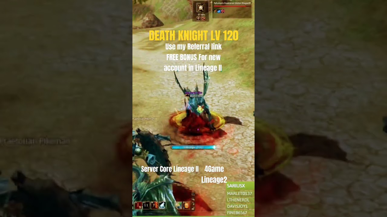 Death Knight Lv 120 in Server Core Europa 