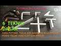 TUTORIAL BANGUNAN//6 JENIS CARA POTONG, TEKUK DAN SAMBUNG BAJA RINGAN POSISI TEGAK