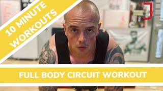 10 Minute Full Body Bodyweight Circuit Workout | Train With James