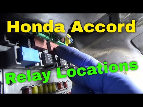 Video: ¿Dónde está el relé de arranque en un Honda Accord 2007?