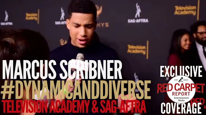 Marcus Scribner #Blackish interviewed at 5th Dynam...