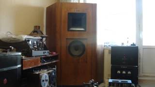 Group Livin Blues Klangfilm KL 9401 woofer Lomo Kinap 2A 14 cartridge EMT TSD 15 field coil