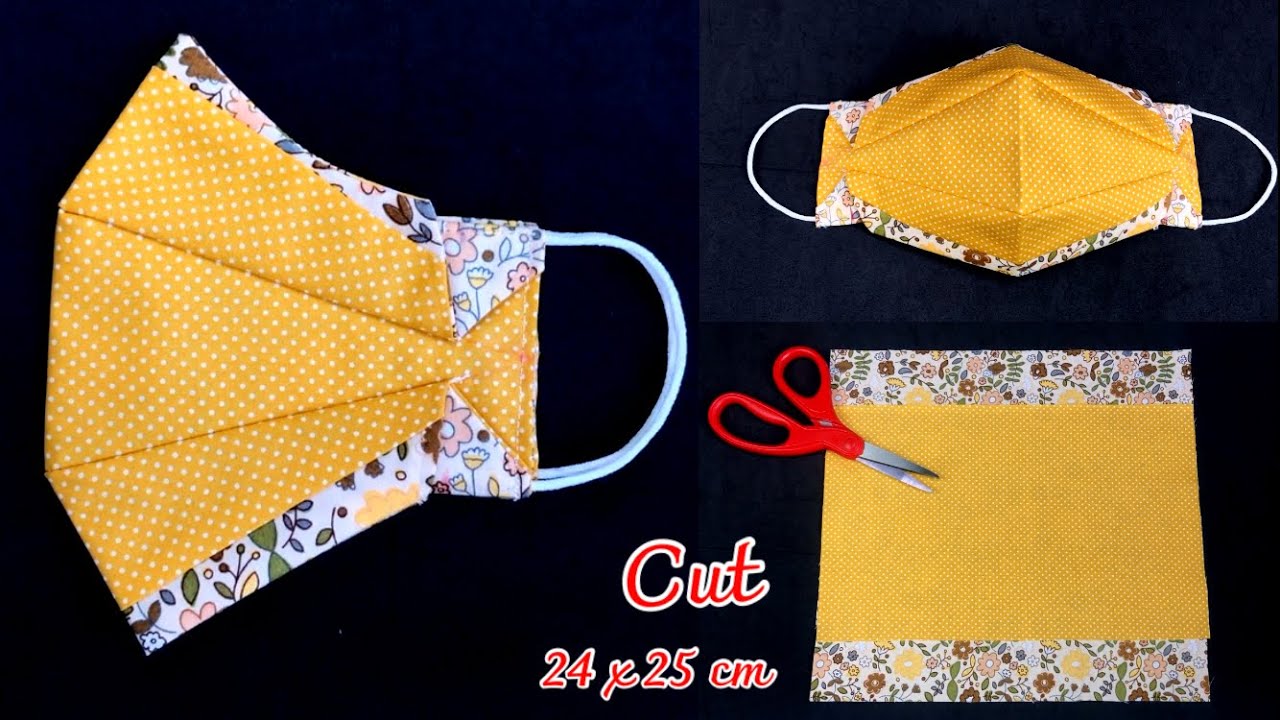 New Style 🔥🔥DIY 3D Face mask | Face Mask Sewing Tutorial.