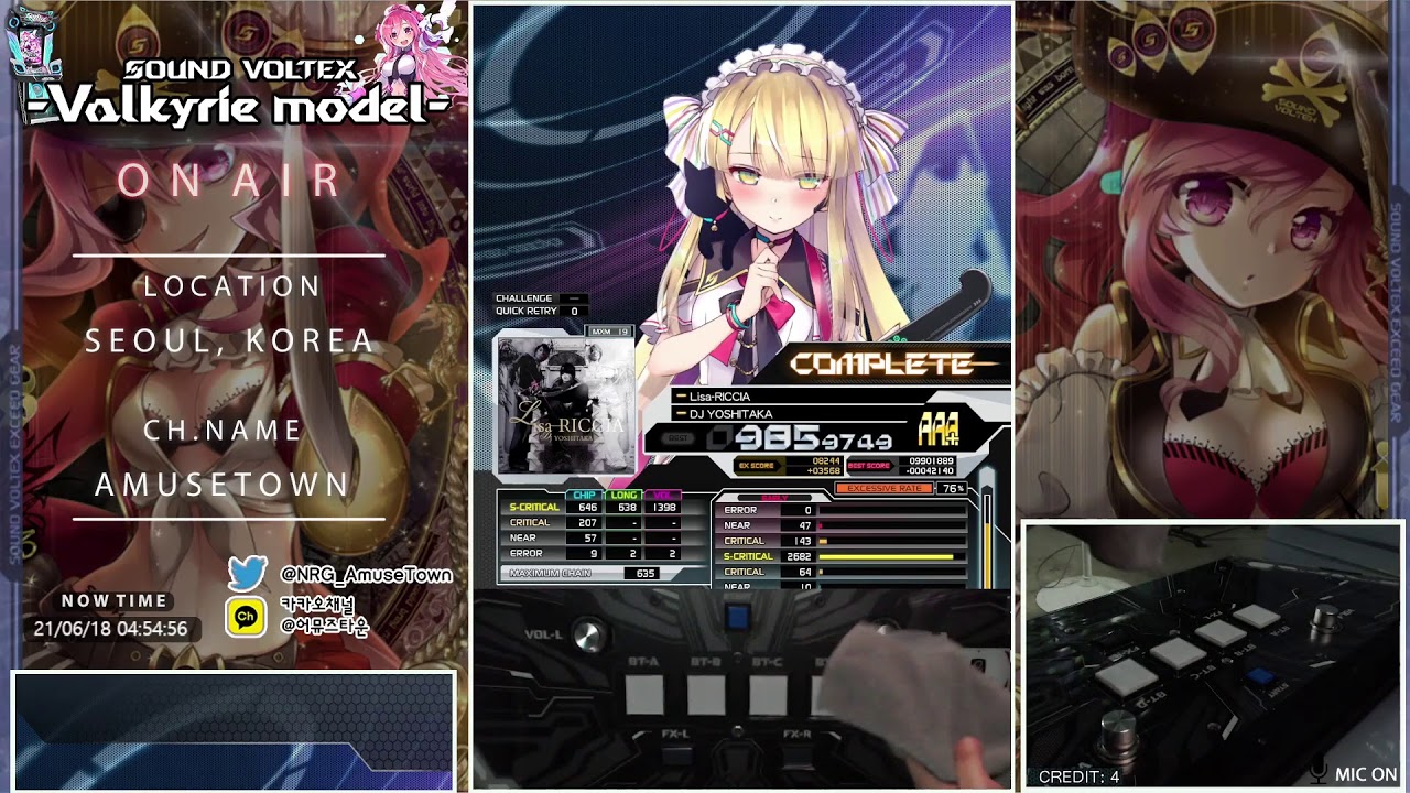 Amusetown Sdvx Valkyrie Model Live Stream Youtube