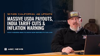 Massive USDA Payouts, India Tariff Cuts & Inflation Warning: What Farmers NEED to Know NOW