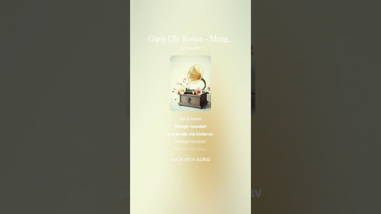 DJ-Numero AI cover Gispy Ufo mange navaker