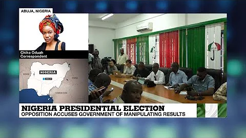 Nigeria elections:  opposition party claims vote rigging as Buhari in the lead