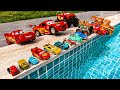 Looking for disney pixar cars on the rocky road  lightning mcqueen mater dinoco mcqueen mack