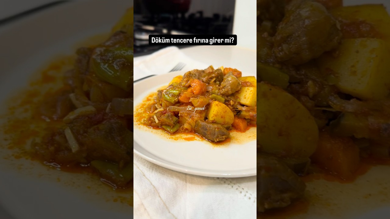 Döküm Tencerede Güveç #pratiktarifler #yemektarifleri