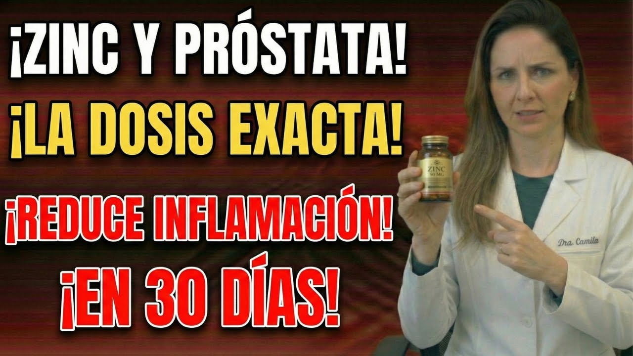 ZINC y Próstata: La Dosis EXACTA que Reduce Inflamación en 30 Días | Estudio 2024