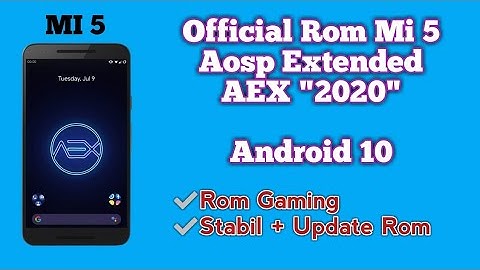 Custom Rom Official Mi 5... Aosp Extended Android 10 Build April 2020