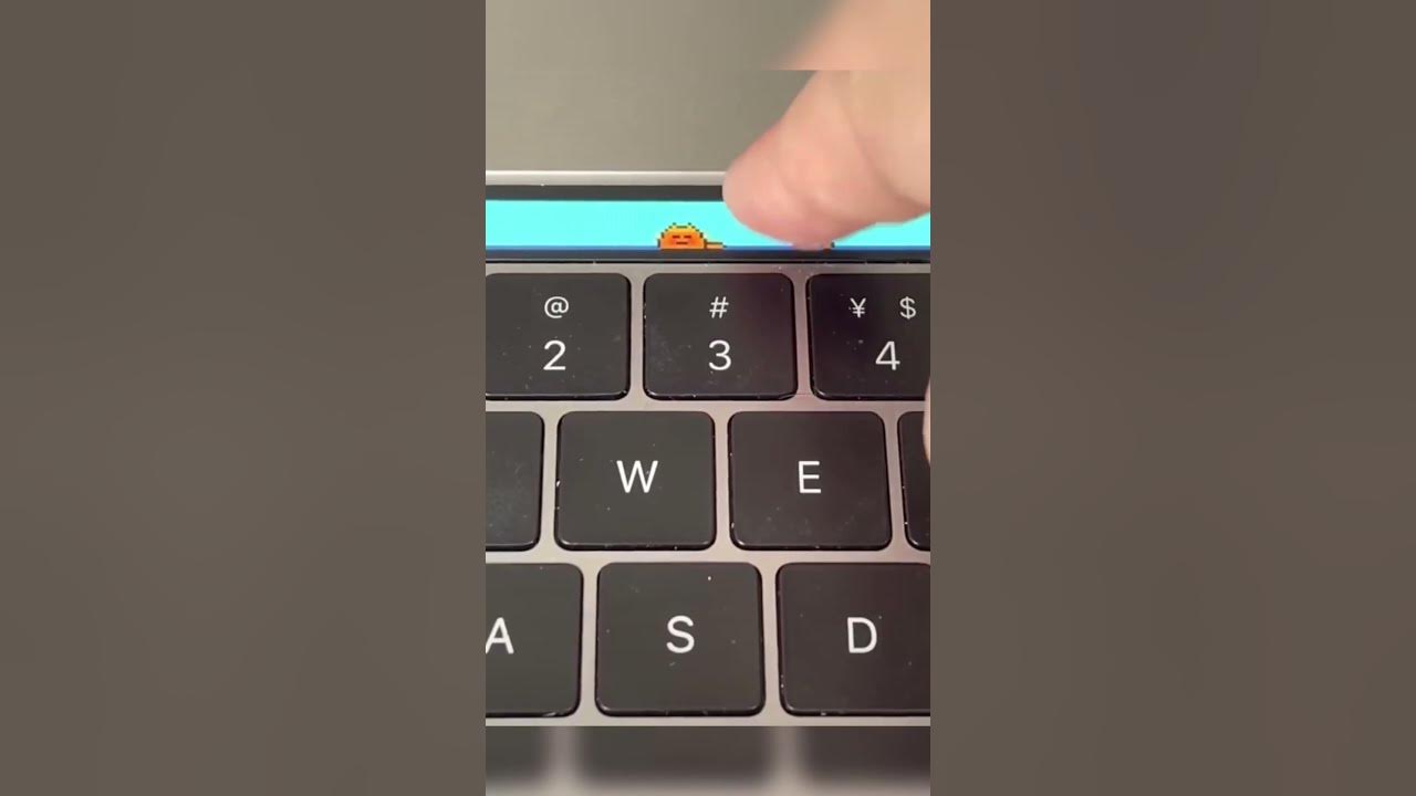 Mac Book touchbar pet YouTube