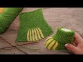 Самые легкие пинетки на двух спицах 🐸 Etsy Two needle booties