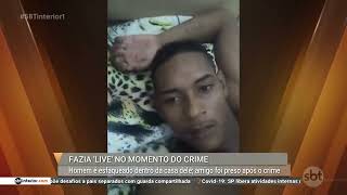 Transmissão ao vivo flagra homem sendo esfaqueado