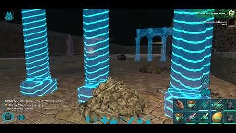 ARK Survival Mobile : Dungeon "Furious Maze of the Ape" Full Run - Official Server Easy PVE