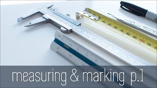 Architecture Modelmaking 101 - Measuring & Marking Part 1 - Planning