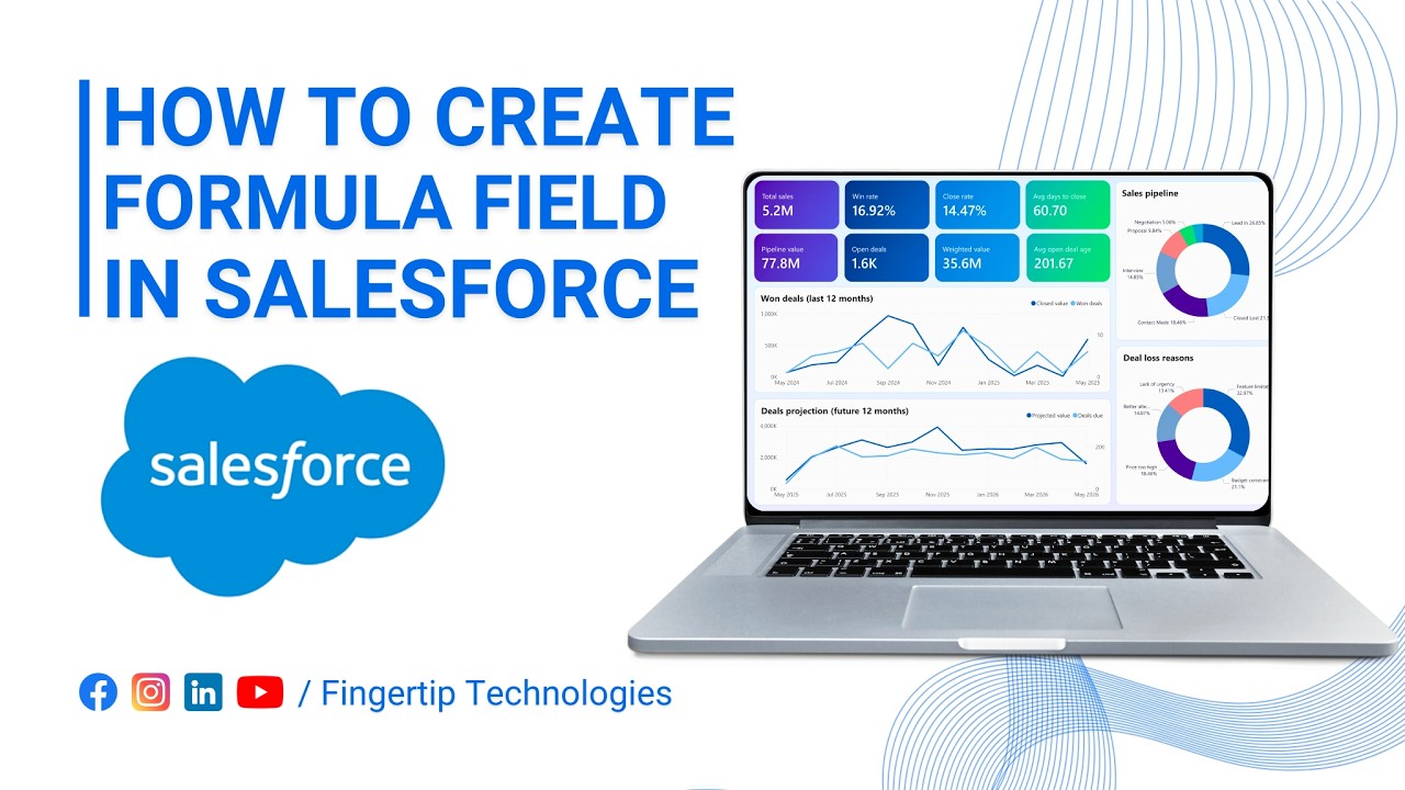 How to create Formula Field In Salesforce CRM | Full Tutorial | 2026 ...