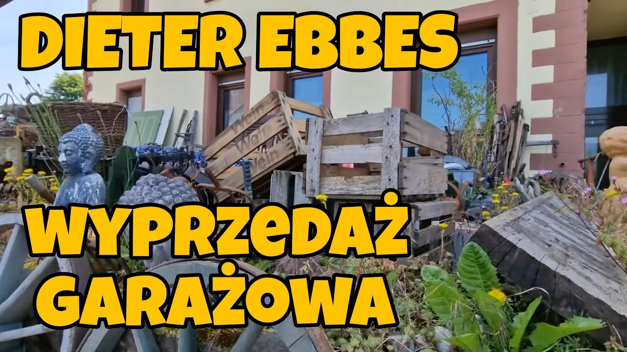 TARG STAROCI -  WARTO TU ZAJRZEĆ. Dieter EBBES der Garagenflohmarkt