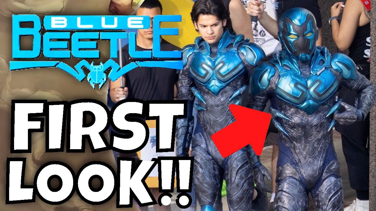 BREAKING First Look at Xolo Mariduena as Blue Beetle | Official Set Photos From DC Film