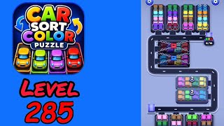 Car Sort Color Puzzle Level 285 Walkthrough