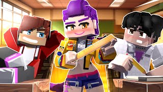 MAIZEN: JJ Sister is MISSING at SCHOOL💔(Kpop Demon Hunters) - Minecraft Animation JJ & Mikey