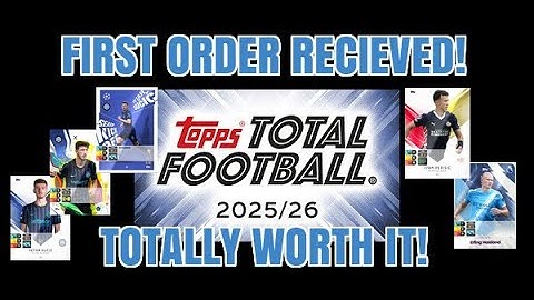 2025/26 TOPPS Total Football Order… What Did I Get?! 🤯 (Unboxing!) #championsleague #soccer #futbol