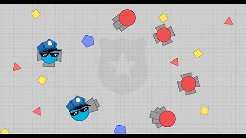 Maze Cops - 2 vs All. || Diep.io
