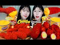 Asmr mukbang           fried chicken and black bean noodles eating