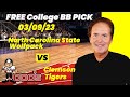 College Basketball Pick - North Carolina State vs Clemson Prediction, 3/9/2023 Expert Best Bets