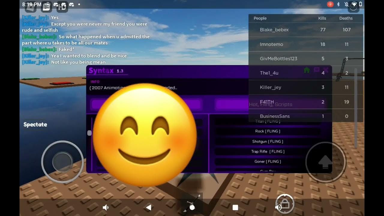 Roblox Fe Script Showcase (Syntax Hub v1.3) - YouTube