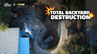 Watch This Pool Get Completely Demolished Full Transformation