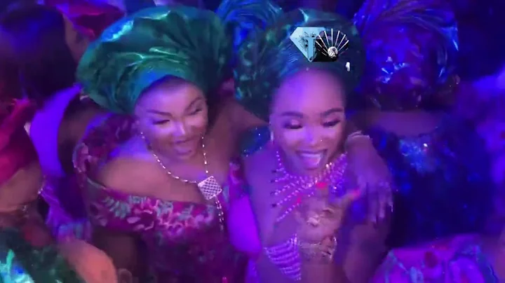 MOMENT MERCY AIGBE AND IYABO OJO SHOW OFF THEIR DANCING SKILLS AT FAREEDA AND HUBBY WEDDING CEREMONY