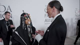 Erykah Badu on Her Thom Browne Look to Accept the 2024 CFDA Fashion Icon  Award