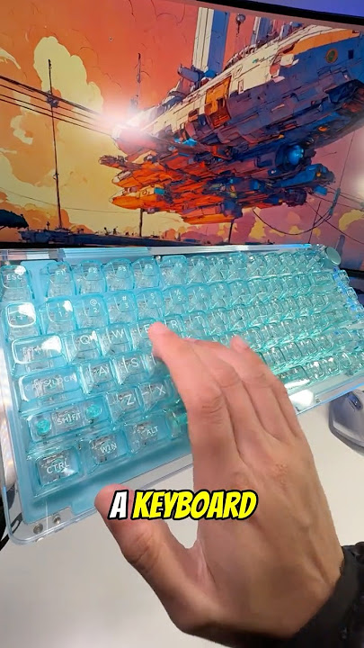This Keyboard SOUNDS like bubble wrap?! 🫧 🤯 #mechanicalkeyboard #customkeyboard #customkeyboards