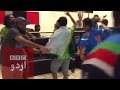 Pakistani and indian fans dancing on pashto songs  bbc urdu